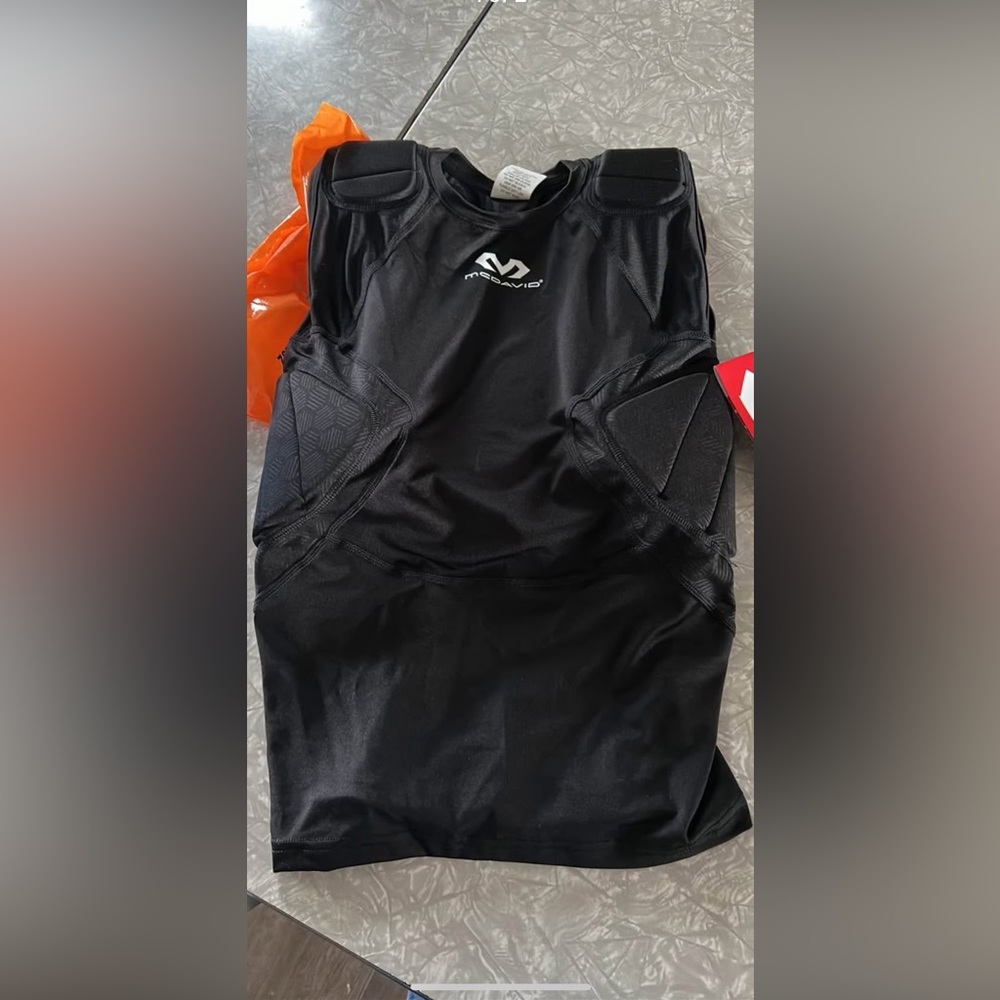 Boys Padded Compression Shirt